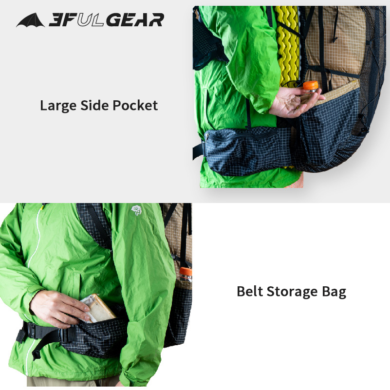 3F UL GEAR QIDIAN Pro 46+10L B - đánh giá và giá Outdoor Sport Climbing Gear
