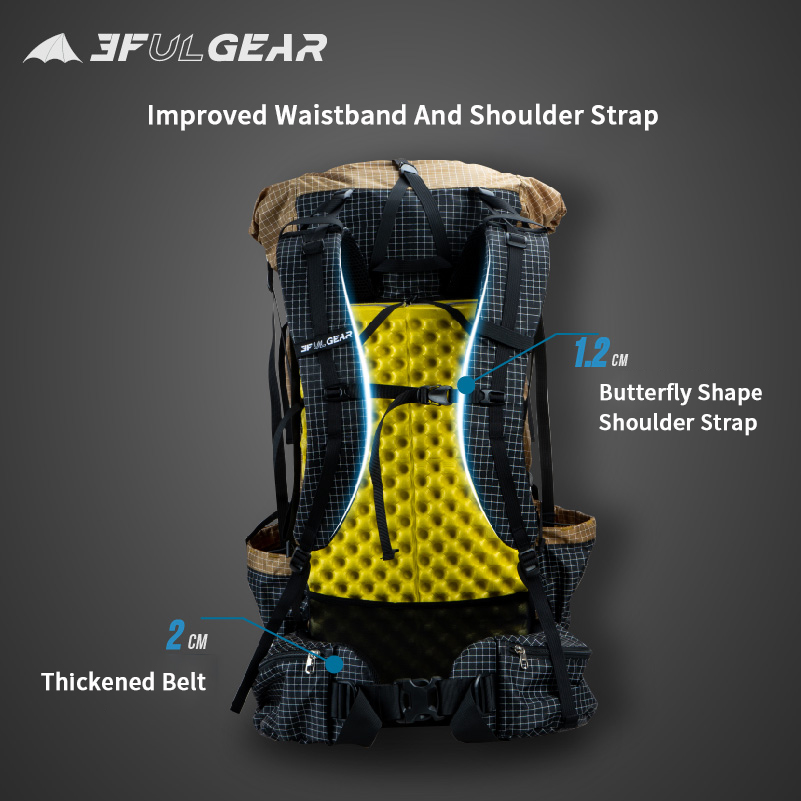 3F UL GEAR QIDIAN Pro 46+10L B - đánh giá và giá Outdoor Sport Climbing Gear